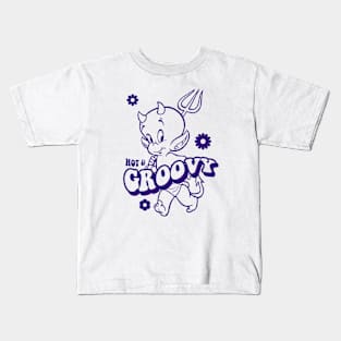 GROOVY HOT STUFF TIE DYE Kids T-Shirt